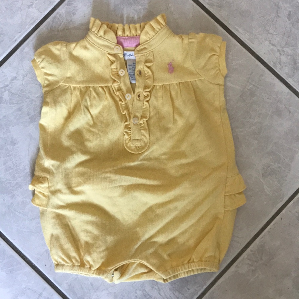 *LAST CALL* Ralph Lauren yellow bubble